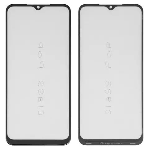Скло корпуса G+OCA PRO для Tecno Spark Go (2022), з ОСА-плівкою, чорне