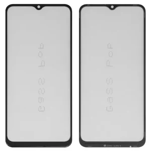 Скло корпуса G+OCA PRO для Vivo Y16, Y21, Y21e, Y21g, Y21s, Y21t, з ОСА-плівкою, чорне