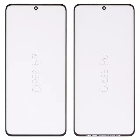 Скло корпуса G+OCA PRO для Xiaomi Poco F5 Pro, Redmi K60, Redmi K60 Pro, з ОСА-плівкою, чорне