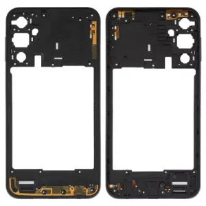 Середня частина корпусу для Samsung A245 Galaxy A24, чорна