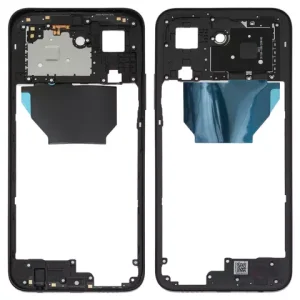 Середня частина корпусу для Xiaomi Redmi 15C 4G, чорна, global version
