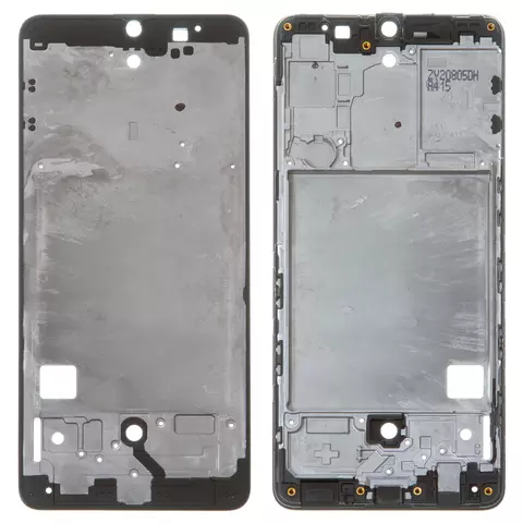 Рамка кріплення дисплея для Samsung A415 Galaxy A41, чорна