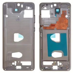 Середня частина корпусу для Samsung G988 Galaxy S20 Ultra, сіра, рамка кріплення дисплея, cosmic grey