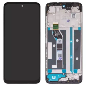 Дисплей для Motorola Moto E15, Moto G05, Moto G15, чорний, з рамкою, (Box), TXDI670EDCPX-22