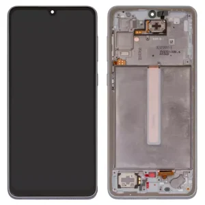 Дисплей для Samsung A336 Galaxy A33 5G, білий, з рамкою, Original (PRC)