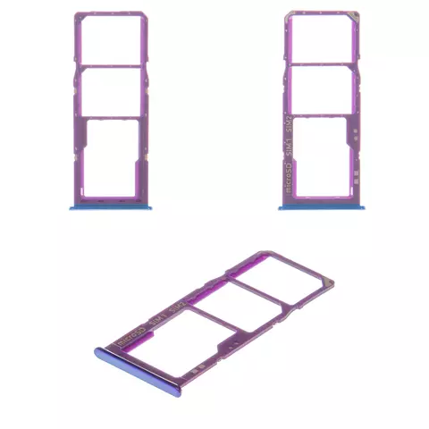 Тримач SIM-карти для Samsung A207F/DS Galaxy A20s, A307F/DS Galaxy A30s, синій