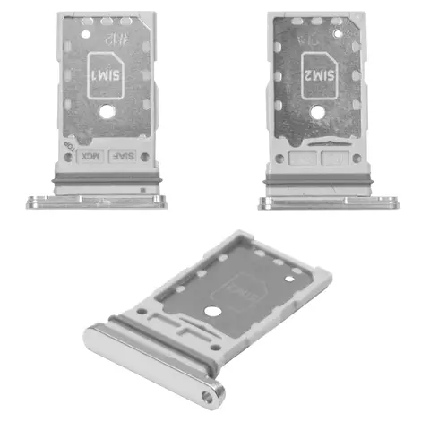 Тримач SIM-карти для Samsung S911 Galaxy S23, S916 Galaxy S23 Plus, S918 Galaxy S23 Ultra, сріблястий, Lime, sky