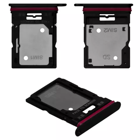 Тримач SIM-карти для Xiaomi Poco X4 Pro 5G, чорний, laser black