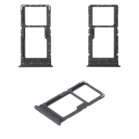 Тримач SIM-карти для Xiaomi Redmi 12, чорний, jade black