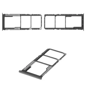 Тримач SIM-карти для Xiaomi Redmi Note 9, сірий, M2003J15SC, M2003J15SG, M2003J15SS