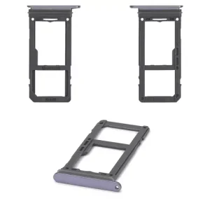 Тримач SIM-карти для Samsung G950F Galaxy S8, G955F Galaxy S8 Plus, сірий, c тримачем MMC, orchid Gray, single